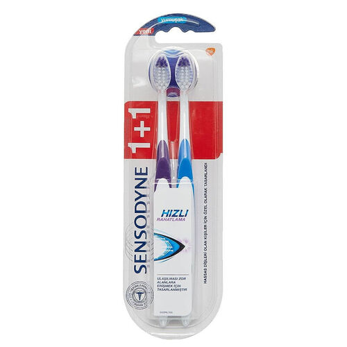 Sensodyne - Sensodyne Diş Fırçası Hızlı Rahatlama Yumuşak 2li