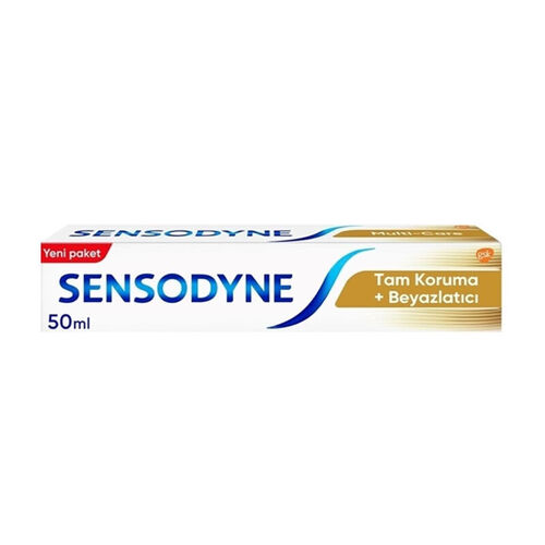 Sensodyne - Sensodyne Tam Koruma ve Beyazlatıcı Diş Macunu 50 ml