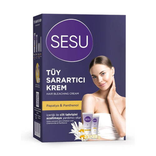 Sesu - Sesu Tüy Sarartıcı Krem 35gr+18gr