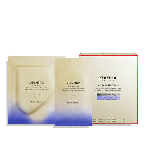 Shiseido - Shiseido Vital Perfection LiftDefine Radiance Face Mask 6 Sheets