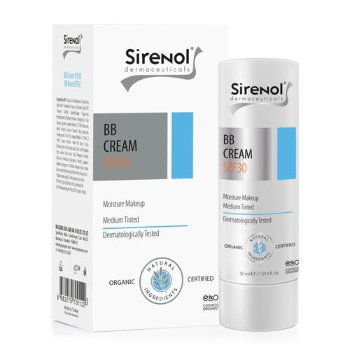Sirenol - Sirenol Spf30+ BB Krem | Orta Ton 30 ml
