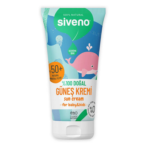 Siveno - Siveno Bebekler için Doğal Güneş Kremi Spf50+ 50 ml