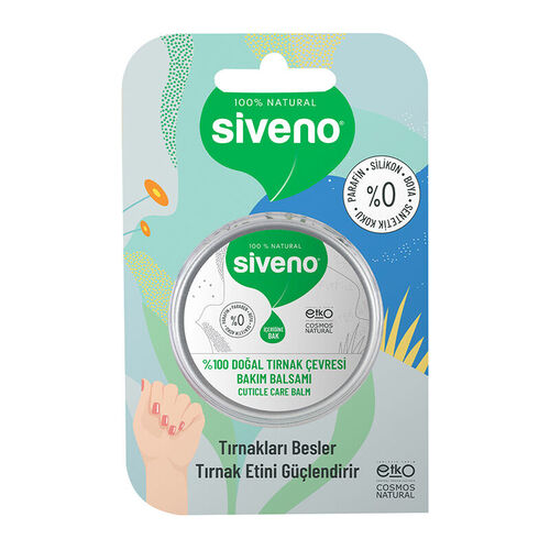 Siveno - Siveno Doğal Tırnak Çevresi Doğal Bakım Balsamı 15 ml