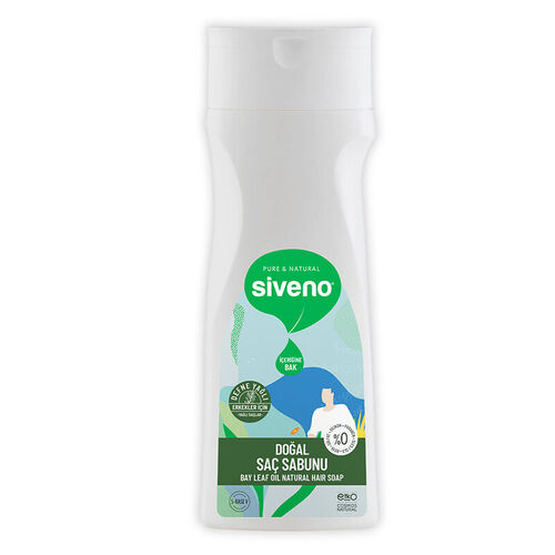 Siveno - Siveno Erkekler İçin Defne Yağlı Doğal Saç Sabunu 300 ml