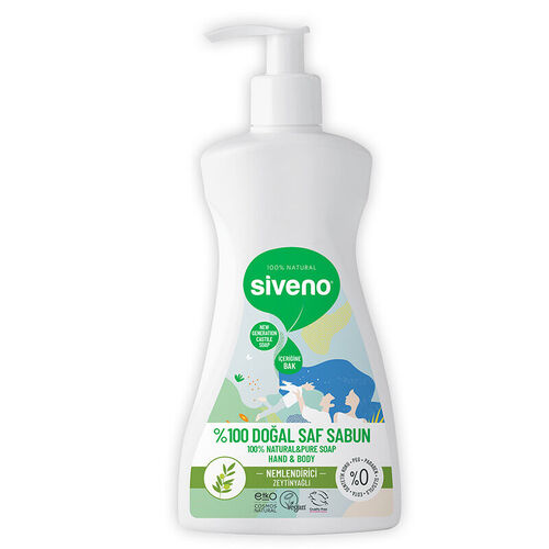 Siveno - Siveno Zeytinyağlı Doğal Sıvı Sabun 300 ml