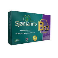 EasyVit - Sjomann’s Vitamin B12 İçeren Takviye Edici Gıda 30 Adet Çiğnenebilir Jel Form