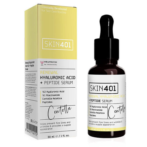 Skin401 - Skin401 Renewal Hyaluronic Acid + Peptide Serum 30 ml