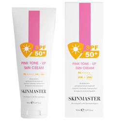 Skinmaster - Skinmaster SPF 50+ Pembe Ton Eşitleyici ve Aydınlatıcı Güneş Kremi 50 ml