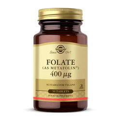 Solgar - Solgar Folate (Metafolin) 400 mcg 50 Tablet