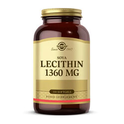 Solgar - Solgar Lecithin 1360 mg 100 Yumuşak Jelatin Kapsül