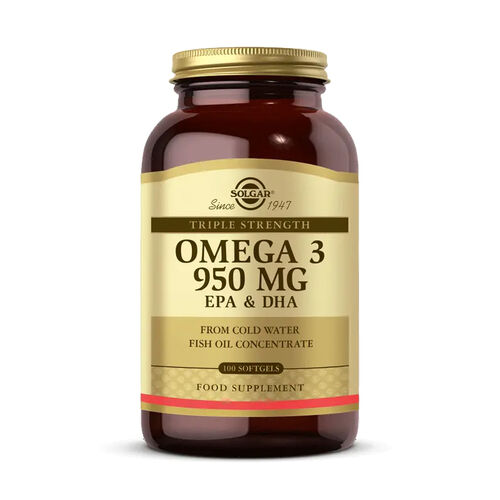 Solgar - Solgar Omega 3 950 mg 100 Yumuşak Jelatinli Kapsül