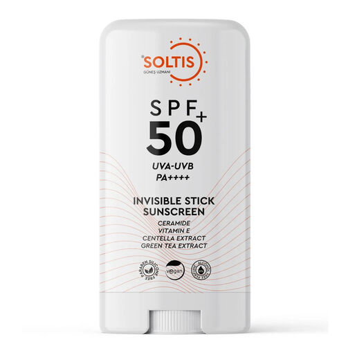 Soltis - Soltis Şeffaf Stick Güneş Koruyucu SPF50+ 15 gr