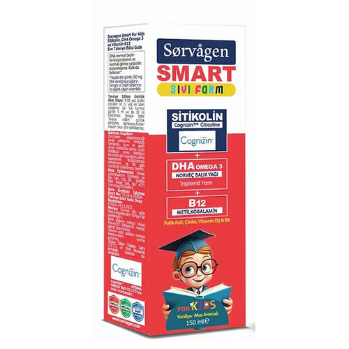 Sorvagen - Sorvagen Smart Sıvı Form Stikolin Takviye Edici Gıda 150 ml