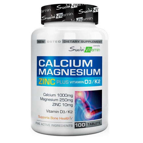 Suda Vitamin - Suda Vitamin Calcium Magnesium Zinc Plus 100 Tablet
