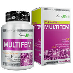 Suda Vitamin - Suda Vitamin Multifem Womens Multivitamin 30 Bitkisel Kapsül