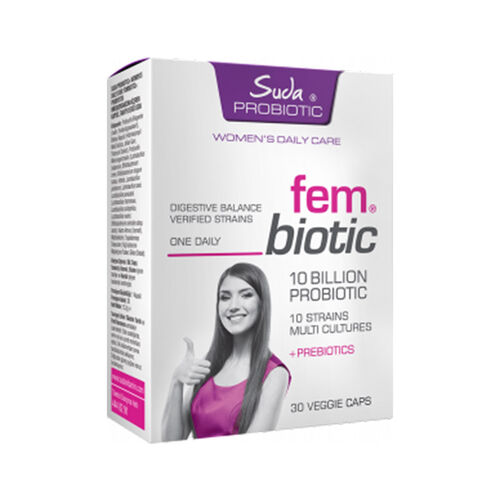 Suda Vitamin - Suda Vitamin Probiotic Womens Daily Care Probiotics 30 Kapsül