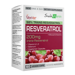 Suda Vitamin - Suda Vitamin Resveratrol 60 Bitkisel Kapsül