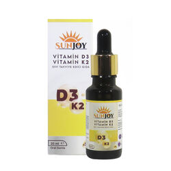 Güney Farma İlaç - Sunjoy D3K2 Vitamin Sıvı Takviye Edici Gıda 20 ml