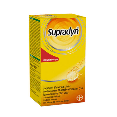 Supradyn - Supradyn Vitamin, Mineral ve Koenzim Q10 İçeren 30 Efervesan Tablet