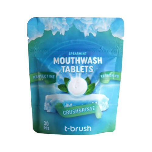 T-Brush - T-Brush Nane Aromalı Ağız Çalkalama Tableti - 30 Tablet