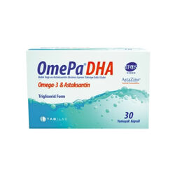 TAB İlaç Sanayi A.Ş - Tab İlaç OmePa DHA Takviye Edici Gıda 30 Kapsül