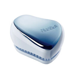 Tangle Teezer - Tangle Teezer Compact Styler Baby Blue Chrome Saç Fırçası