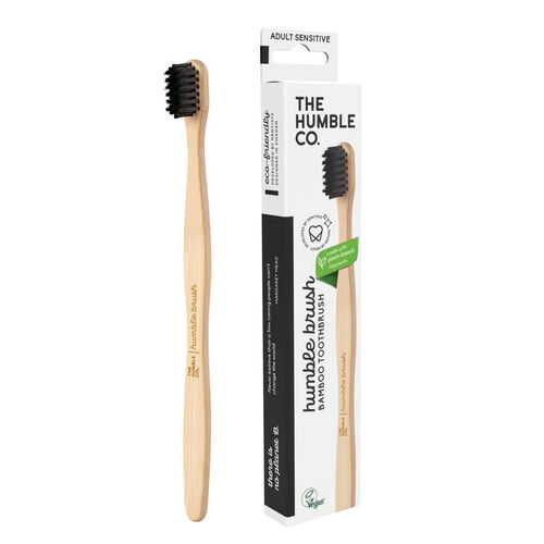 Humble Brush - The Humble Co. Bambu Diş Fırçası Orta Sert Siyah