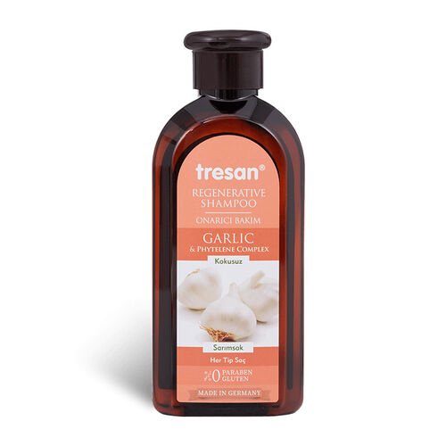 Tresan - Tresan Sarımsak Onarıcı Bakım Şampuanı ( Kokusuz ) 300 ml