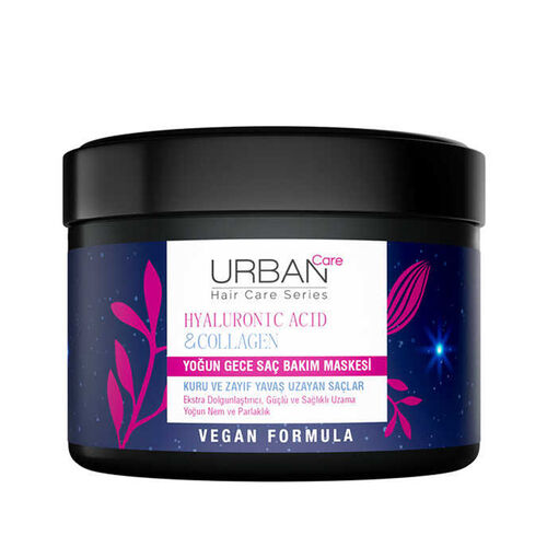 Urban Care - Urban Care Hyaluronic Acid - Collagen Yoğun Gece Saç Bakım Maskesi 230 ml