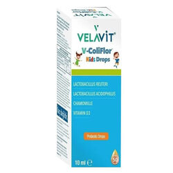 Velavit - Velavit V-ColiFlor Kids Drops 10 ml