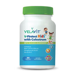 Velavit - Velavit V-Firstect Kids with Colostrum Takviye Edici Gıda 30 Kapsül