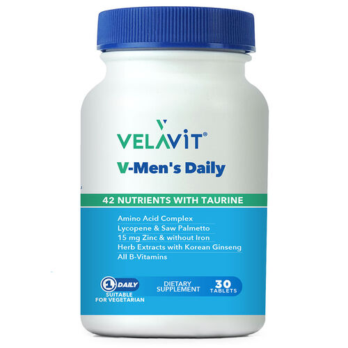Velavit - Velavit V-Mens Daily Takviye Edici Gıda 30 Tablet