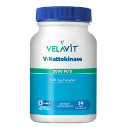 Velavit - Velavit V-Nattokinase Takviye Edici Gıda 30 Kapsül