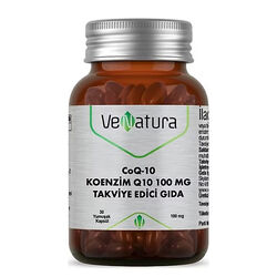 VeNatura - Venatura CoQ-10 Koenzim Q10 100 mg Takviye Edici Gıda 30 Kapsül