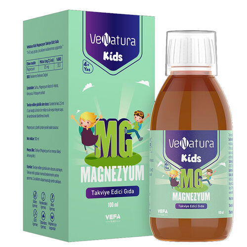 VeNatura - VeNatura Kids Magnezyum Takviye Edici Gıda 100 ml