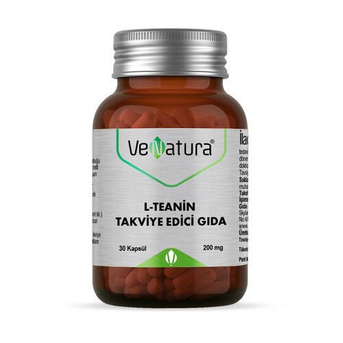 VeNatura - VeNatura L-Teanin 200 mg 30 Kapsül