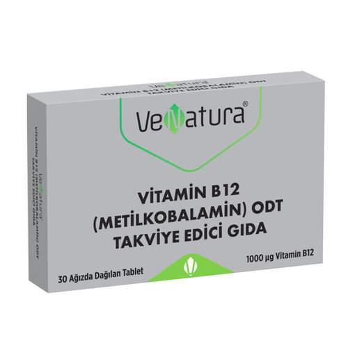 VeNatura - VeNatura Metilkobalamin ODT Takviye Edici Gıda 30 Tablet