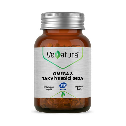 VeNatura - VeNatura Omega 3 Takviye Edici Gıda 60 Kapsül