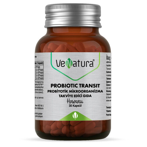 VeNatura - VeNatura Probiotic Transit Probiyotik Mikroorganizma 30 Kapsül