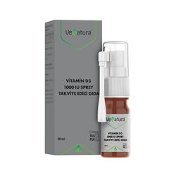 VeNatura - VeNatura Vitamin D3 1000 IU Sprey Takviye Edici Gıda 20 ml