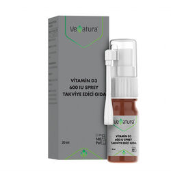 VeNatura - VeNatura Vitamin D3 600 IU Sprey Takviye Edici Gıda 20 ml