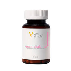 Vita Simple - Vita Simple Femme Balance Bitkisel Ekstreleri İçeren Takviye Edici Gıda 30 Kapsül