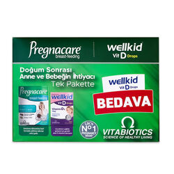 Vitabiotics - Vitabiotics Pregnacare - Wellkid Vit D Takviye Edici Gıda Set