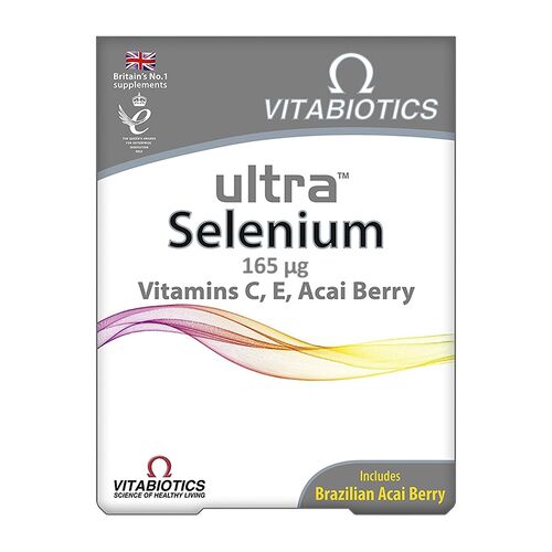 Vitabiotics - Vitabiotics Ultra Selenium 165 ug Takviye Edici Gıda 30 Tablet