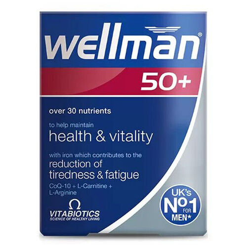 Vitabiotics - Vitabiotics Wellman 50+ Takviye Edici Gıda 30 Tablet