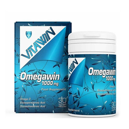 Vitawin - Vitawin Omegawin 1000 mg Takviye Edici Gıda 30 Kapsül
