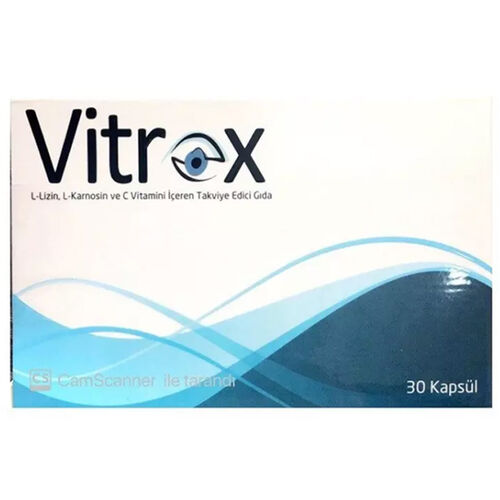 Vitrex - Vitrex C Vitamini Takviye Edici Gıda 30 Kapsül