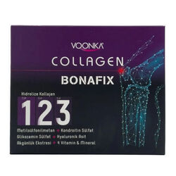 Voonka - Voonka Collagen Bonafıx Tip I,II,III Takviye Edici Gıda 30 Saşe