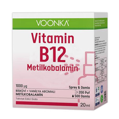 Voonka - Voonka Vi̇tami̇n B12 Meti̇lkobalami̇n 20 ml