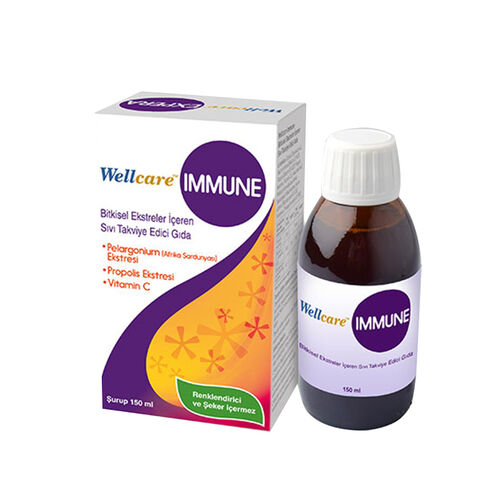 Wellcare - Wellcare Immune Sıvı Takviye Edici Gıda 150 ml